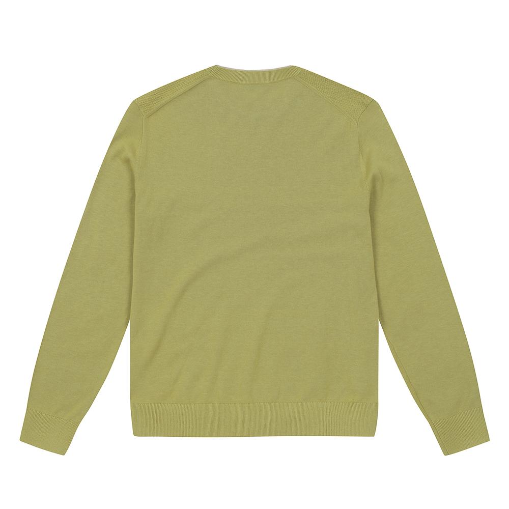 FERRAROMILANO Men'S Double Round Neck Sweater Lime (Asc210162)