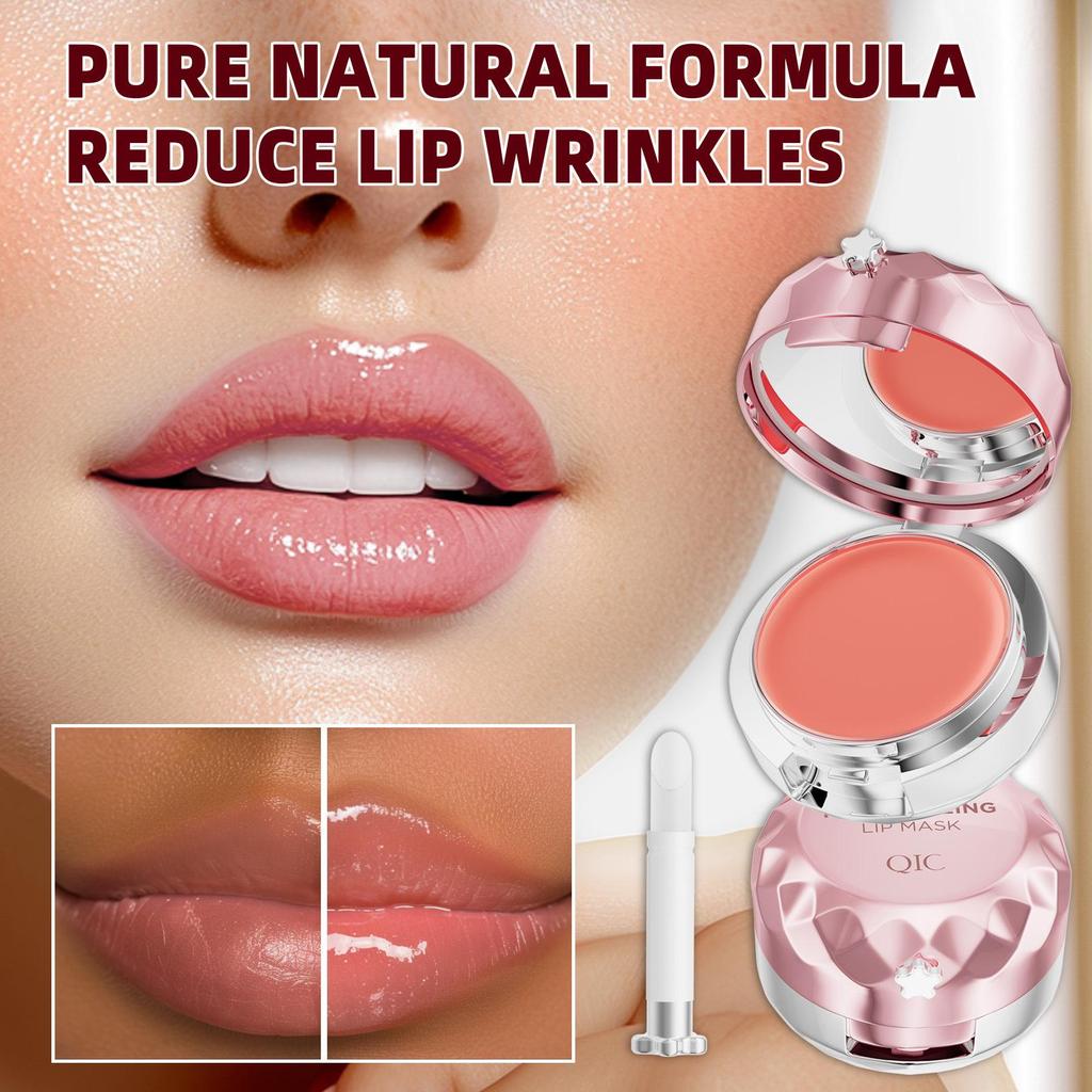 QIC's new lip mask removes dead skin, fades the black lip balm around the lips, and jelly lip mask Lip masks.