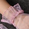 Wedding Gloves Proms Gloves Tulle Short Thin Gloves for Operas Women Lady Theme Proms Costume Accessories