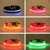 Solid Nylon LED Light Dog Collar 3 Models Shining for Night Walking  Anti-lost Safety Glow Luminous Collars Pet Cat Supplies