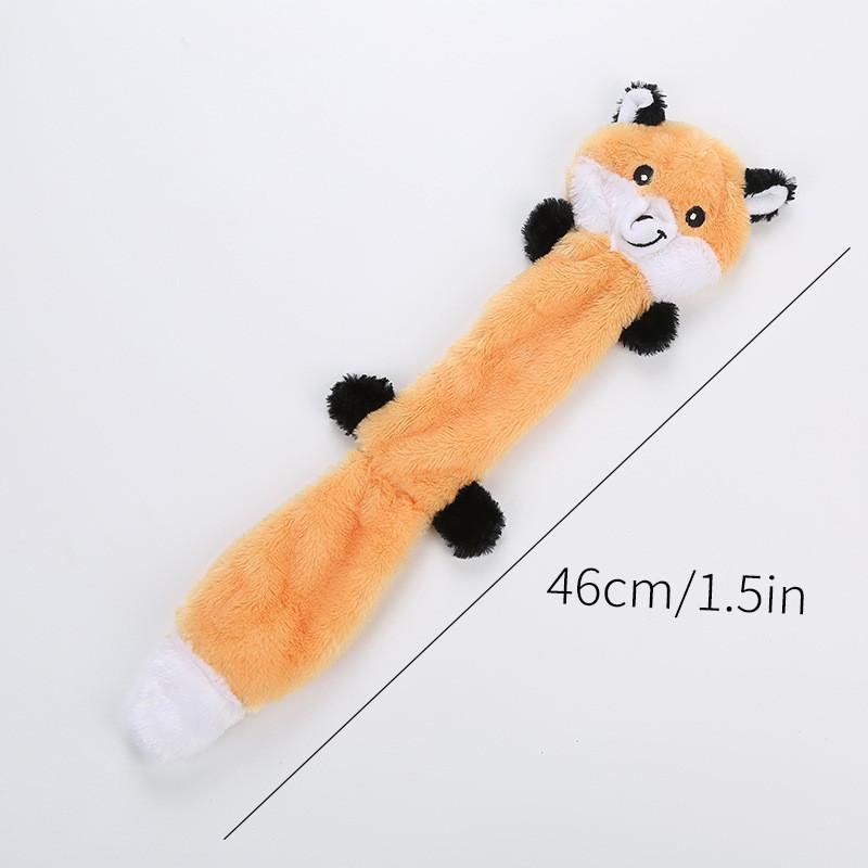 Interactive Pet Dog Toy Plush Squirrel Raccoon Chewable Teeth Grinding Skin Shell Pet Supplies Factory