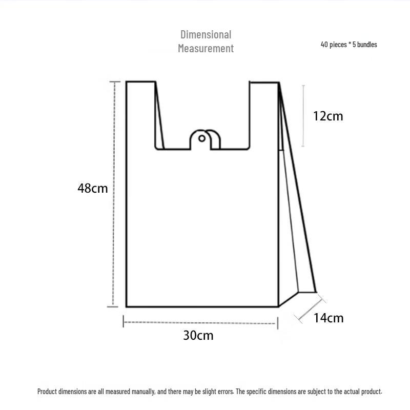 

White Vest Handle Shopping Bags