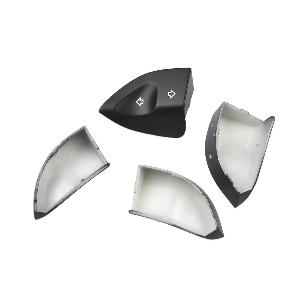 01 Rattkontrollknappbryterdeksel for Mercedes W220 W215 Svart hjullydkontrollknapp Cruisekontrollbryter