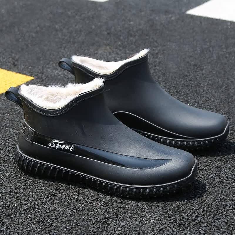 Moufook Men s Low-Cut Waterproof Rain Boots 43