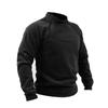 Men's Casual Style Loose Fleece Stand-up Collar Long-sleeved Sweatshirt