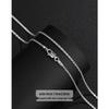 925 Sterling Silver Twisted Rope Chain Necklace for Women & Men - High-End Clavicle & Sweater Chain