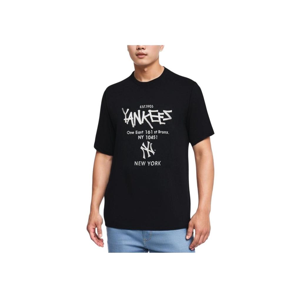 New MLB New York Yankees T Shirts Unisex Black 3ATSB2243-50BKS