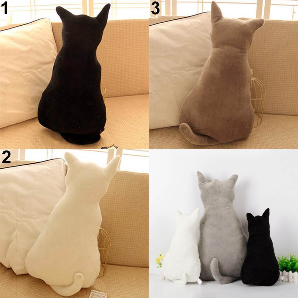 Adorable Plush Back Cat Toy Sofa Pillow Cushion Perfect For Cozy Home Decor