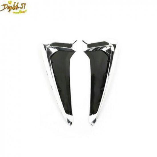 For BMW X5 F15 2014-2018 Chrome Marker Fender Side Air Vent Trim Cover 2pcs Set