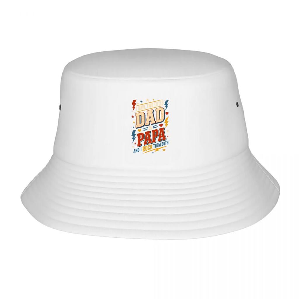 Two Titles Proud Dad Papa FisherUnisex Hat Winter Cap