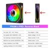 5 Computer Case Fans 120mm ARGB 12V 4Pin PWM Cooling Fan 5V 3PIN Infinite Mirror Light Effect CPU Cooling Fan