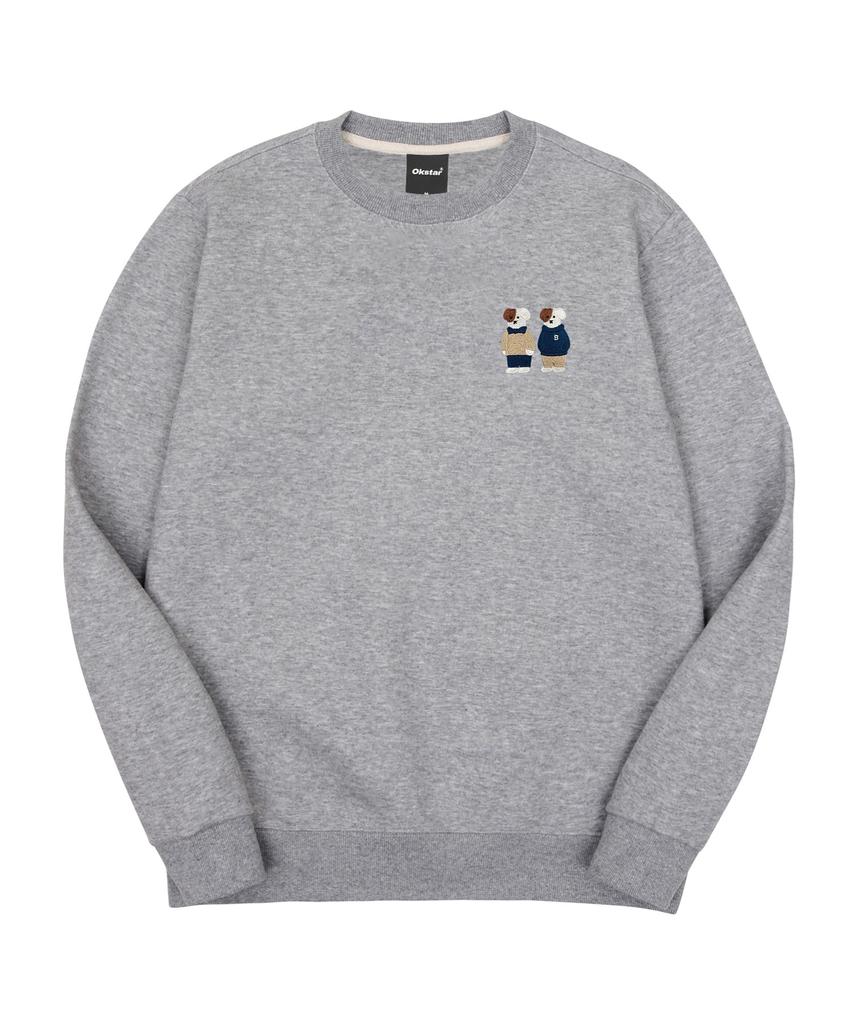 OKSTAR Mini Me Friends Brodog Embroidered Double-Sided Sweatshirt (Type C)