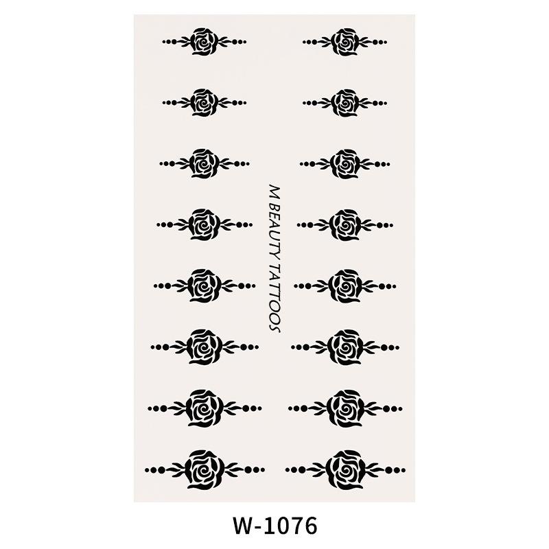 

Кружевная тату-наклейка Религиозный праздник Временная татуировка Водонепроницаемая тату-наклейка 3D 72 * 125Mm (die)