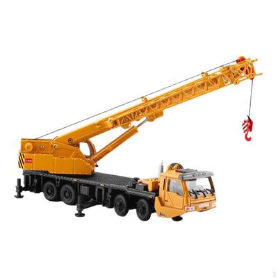 Crane Truck Construction Vehicles Toys 1:55 Scale Alloy Miniature Durable Simulation Diecast Model