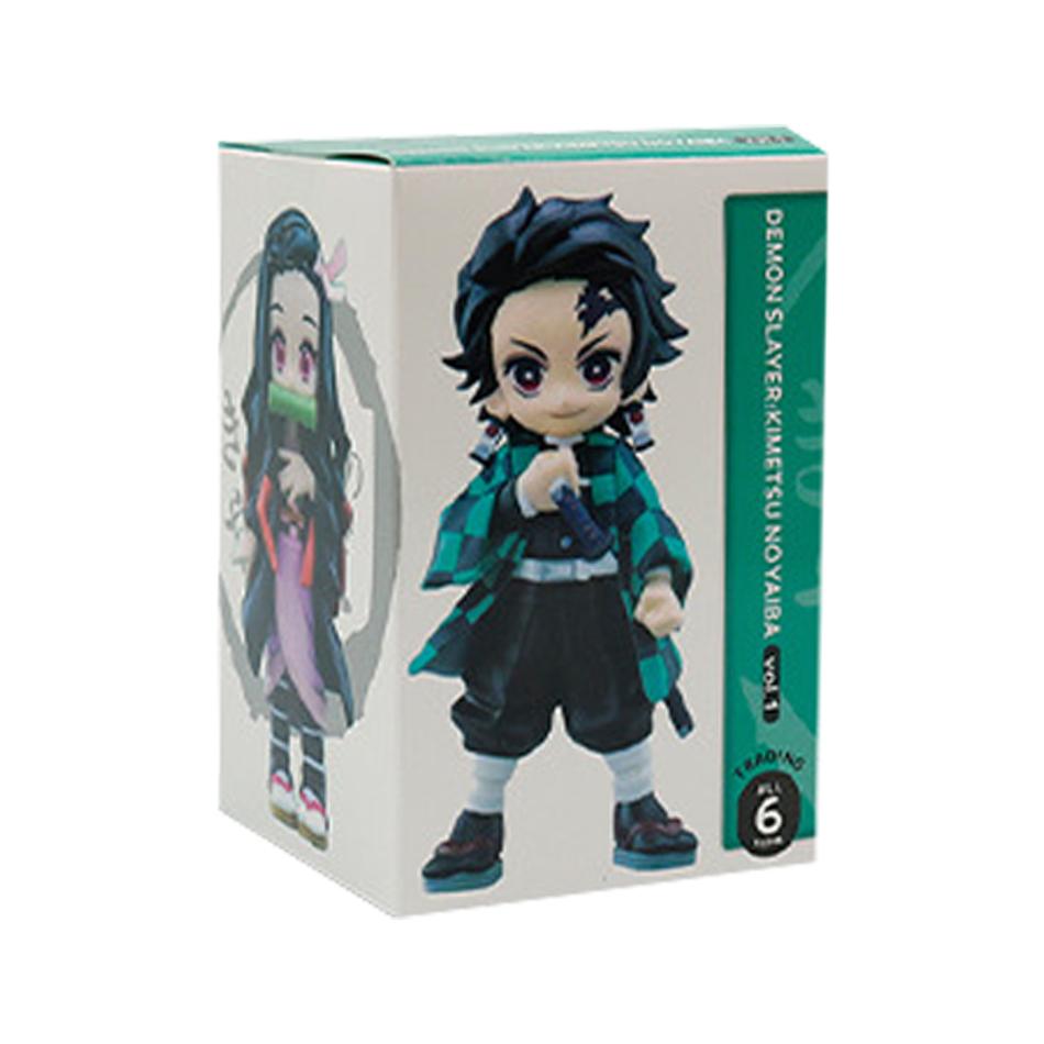 Demon Slayer Tanjiro Kamado Nezuko Anime Cartoon Figure Blind Box Creative Personalized Statue Model Ornament Surprise Gift Box