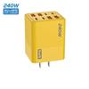 4USB+4PD 240W GaN Charger Plug 8 Ports USB C Charger for Huawei/Xiaomi/Samsung