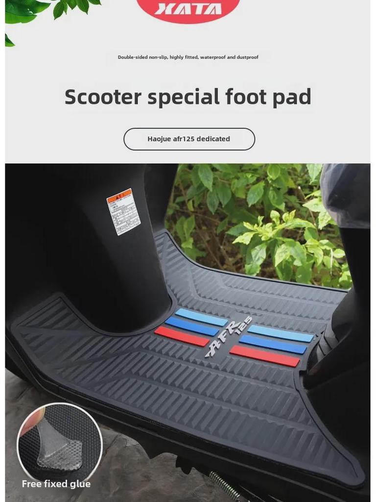 Gummi-Pedalauflage für Haojue City Eagle AFR125 HJ125T-27 Motorrad