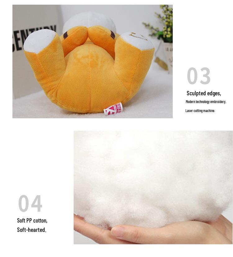 Smiling Tiger Plush Toy - Happy Soothing Doll for Babies & Kids