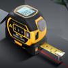 3-in-1 Almighty Ruler LED Display Digital Tape Measure Multi-Function Distance Measuring Tool Measuring Level for Building