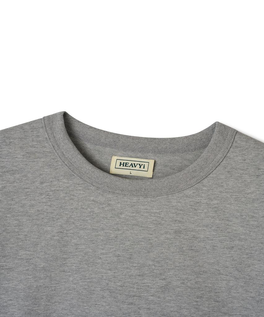 HEAVYI Heavy Weight Short Sleeve T-Shirt_Gray