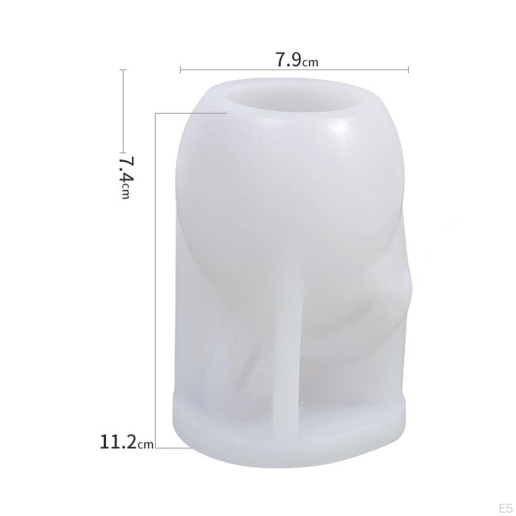 3D Rabbit Candle Silicone Model Epoxy Casting Making Clay Crafts Handmade Candles DIY Desktop