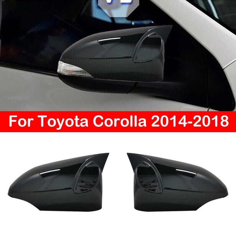 Für Toyota Corolla 2014 2015 2016 2017 2018 Auto Rückspiegel Seitenspiegel Abdeckung Flügelkappe Außenaufkleber Tür Rückansicht Fallverkleidung