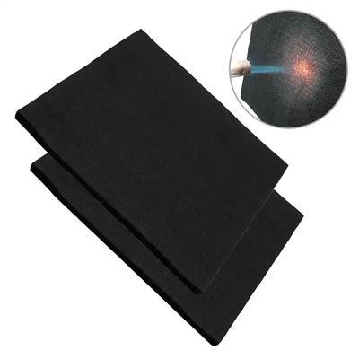 1Pc Black Welding Protective Blanket Torch Shield Pack Protective Sheet Carbon Fiber High Temp 300*200mm Durable Fire Blanket