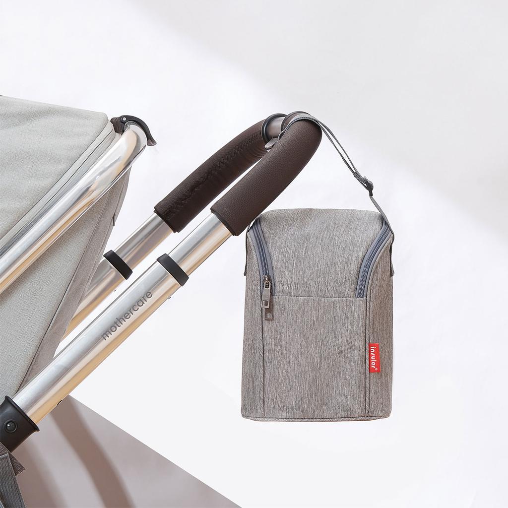 Practical Baby Bottle Bag Waterproof Baby Food Bag Lunch Bag Reusable Baby Bottle Tote Bag for Back to Work Nursing Mom
