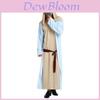 Elegant Western Carnival Costume Featuring Light Blue Arabian Robe For Unisex Cosplay