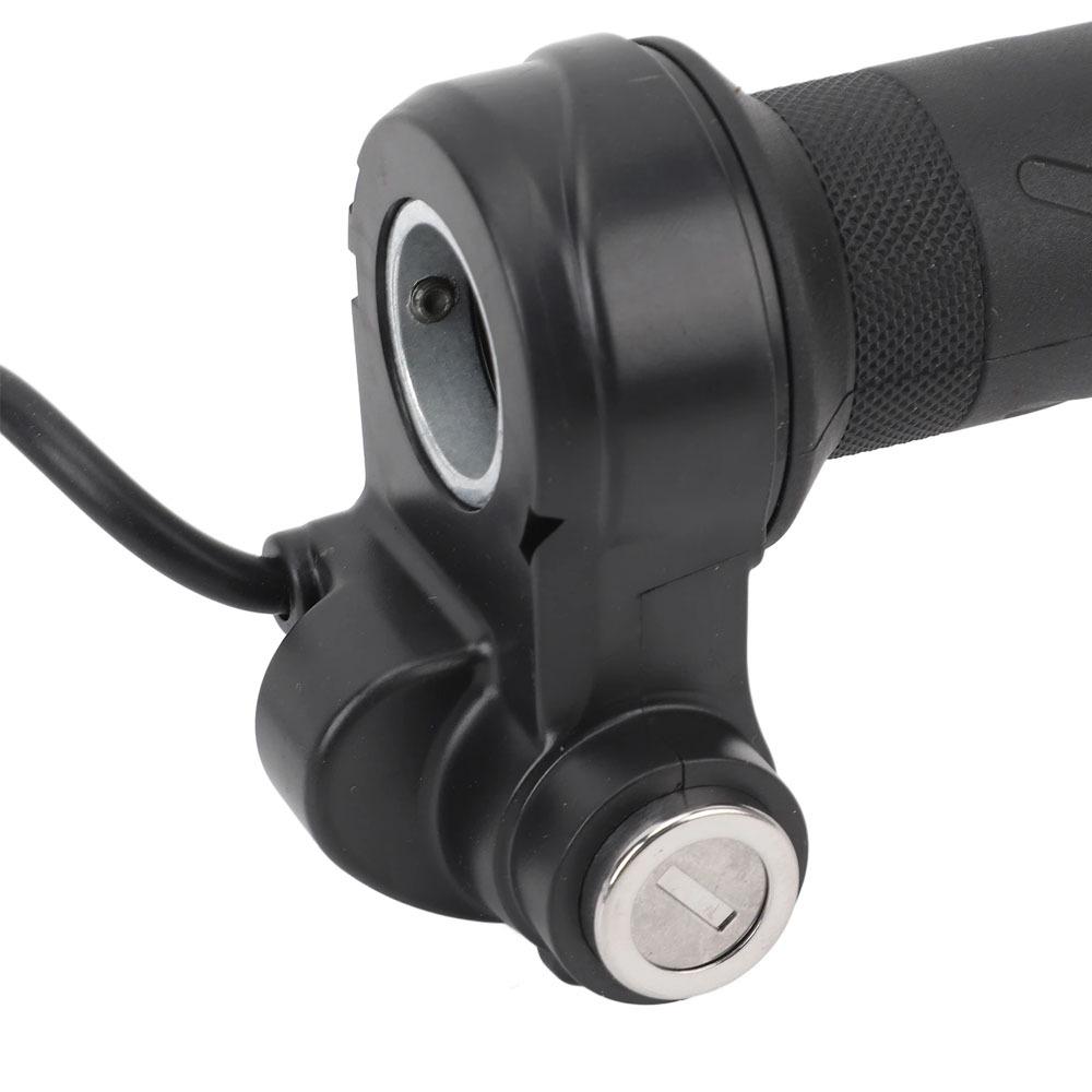 108X Electric Bike Ignition Switch Throttle Grip Set: Left & Right Handlebar Replacement Parts