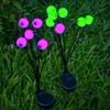1/2/4/8PCS Outdoor Solar Eyeball Lamp Green Light Ghost Eye Plug-in Light Halloween Horror Decorative Lawn Lamps Atmosphere Lamp