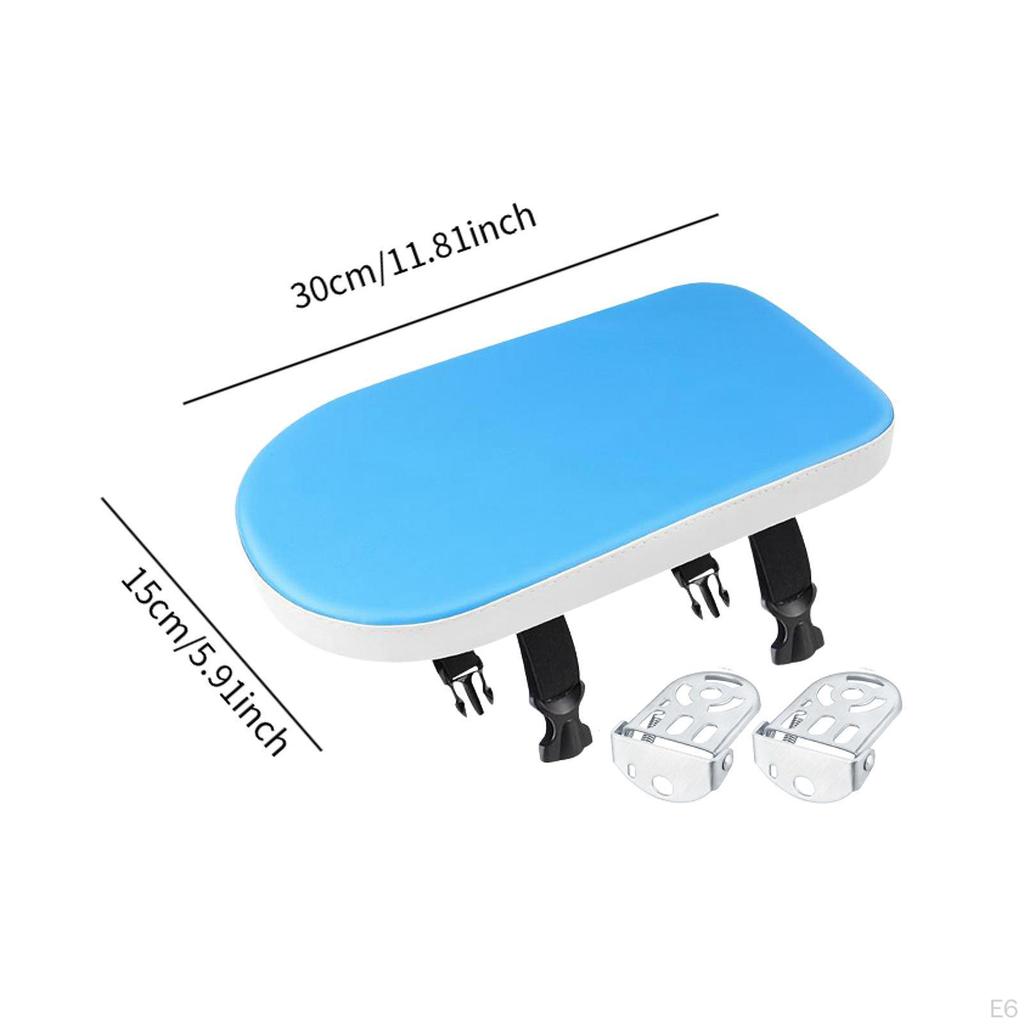 Rear Seat Cushion Back Shelf Rack Pad 30x15x3.5cm Easily Install Repair Parts Comfortable Saddle