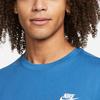 Nike Sportswear Club Embroidered Logo Crew Neck T-Shirt Men Tops Deep-Royal-Blue AR4997-407