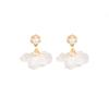 Dongdaemun Tulip Petal Earrings Premium Butterfly Flower Stud Earrings Sweet Small Fresh Flower Earrings