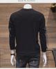 Men's 2023 Korean Style Slim Fit Letter Print Sweatshirt - Trendy, Thickened, Casual Jacket for Autumn and Winter