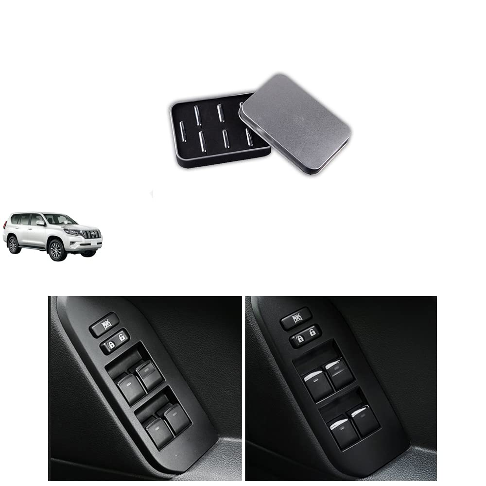 KUTOOK Land Cruiser Prado 150 Serie Prado 150 Früher Typ Später Typ Fensterheberschalter Zierleiste Türschalterpaneel