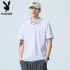 PLAYBOY Men's Ice Silk Quick Dry Loose Fit Polo Shirt