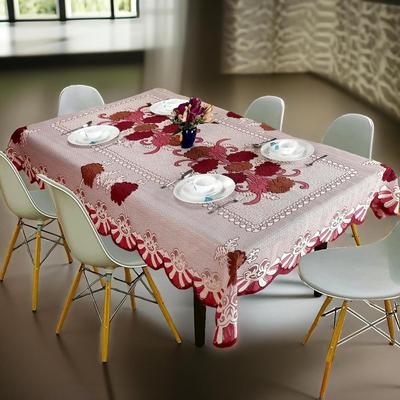 Cotton Dining Table Cloth 6 Seater - 60x90 Inch Cover - Durable Table Protector Cloth - Dining Table Cover