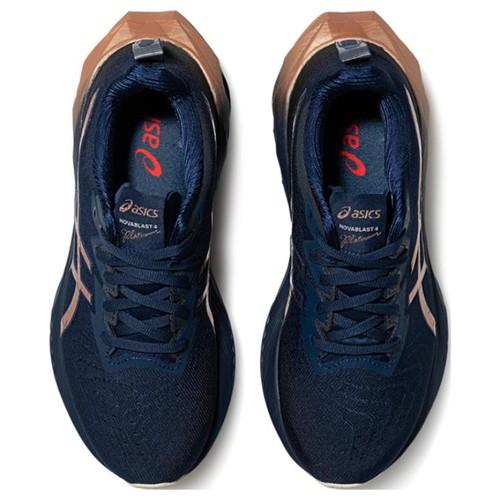 Asics Novablast 4 Platinum Blue Expanse Rose Gold Women's - 1012B739-400