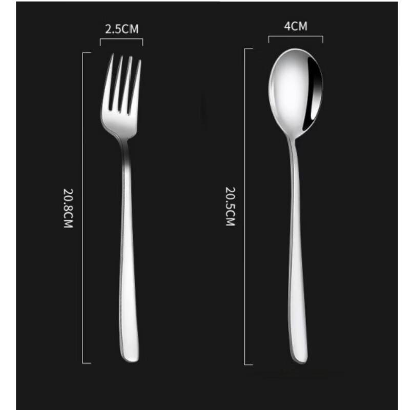 

ZISIZ 304 Stainless Steel Korean Spoon and Fork Set