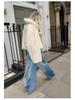 Women's Short Loose Faux Fox Fur Coat - Square Collar, Eco-Friendly, Autumn/Winter.