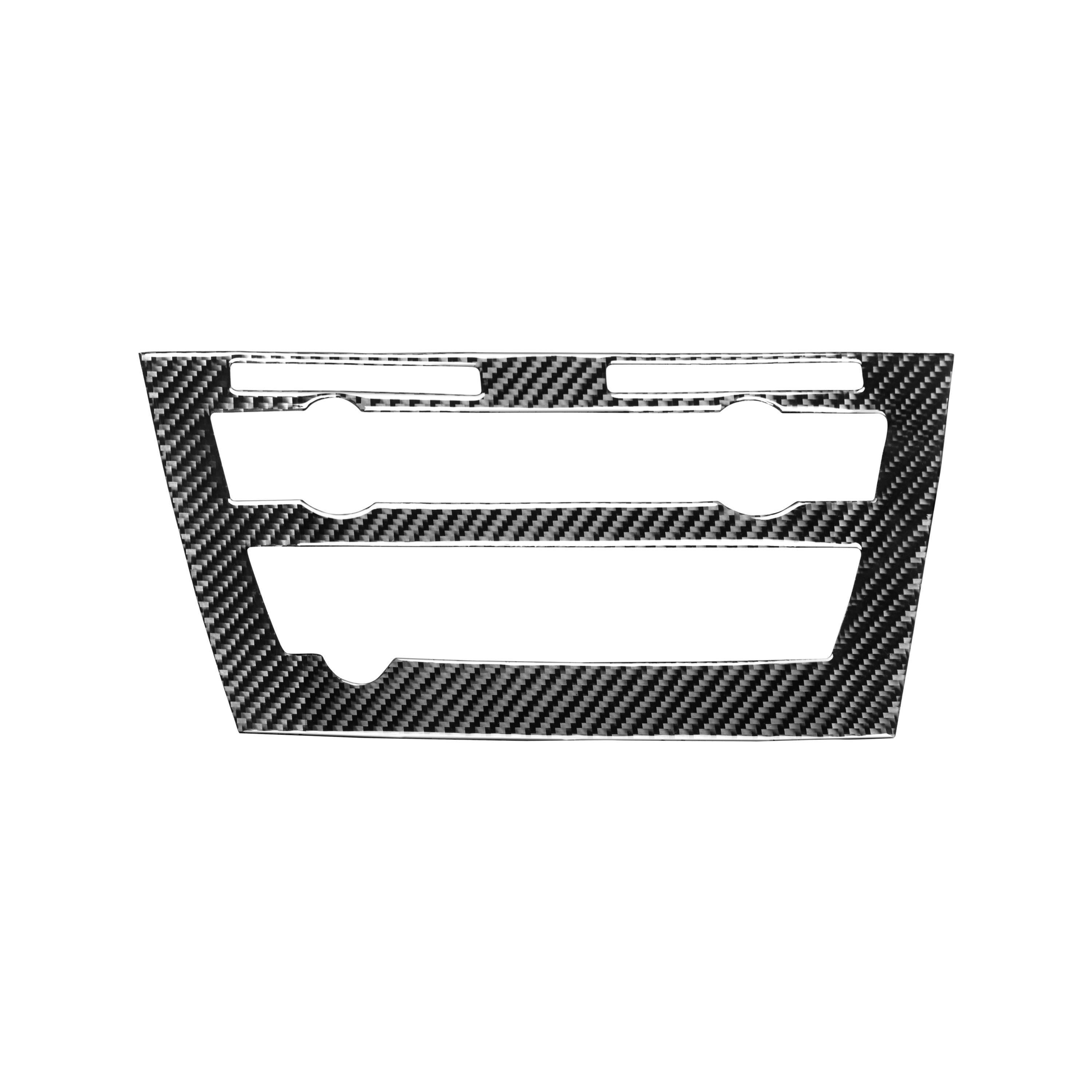 

Car Center Console Air Conditioning CD Button Frame Cover Decoration Sticker Trim For BMW X5 X6 F15 F16 2014-2018 Accessories чорний