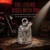 Vinking Style Motorcycle Guardian Bell Ride Safely Love You Biker Good Luck Charm  Men