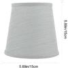 Lamp Shade, Barrel Fabric Lampshade for Table Lamp and Floor Light, Lower Mouth 8 inch Lamp Shade for Home Office