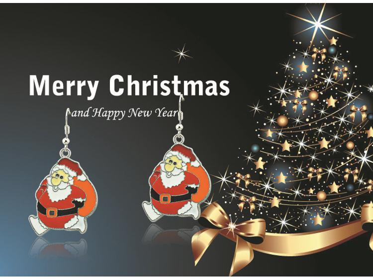 Rote Tropföl Weihnachtsmann Ohrringe: Neuer Modeschmuck mit Tierohren