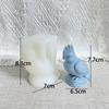 3D Bird Shaped Candle Silicone Mold Cute Parrot Resin Plaster Scented Candle Mold DIY Sleeping Bird Handmade Making Gift Decor