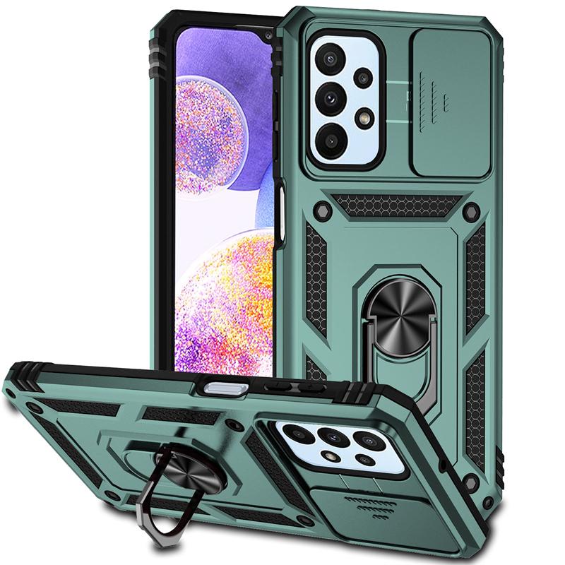 Full Cover For Samsung Galaxy F13 Case For Samsung Galaxy F13 Push Window Magnetic Phone Holder Back Case For Samsung F13 Case