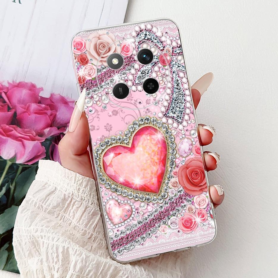 For Honor X9C Case Magic 7 Lite BRP-NX1 New Luxury Painted Cover Soft Slim Phone Case For Honor Magic7 Lite HonorX9C Smart Shell