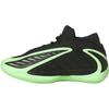 Slip Resistant Abrasion Resistant Low Top Children's Basketball Shoes Black Green Teenagers JQ2049