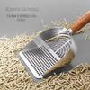 Stainless Steel Tofu Cat Litter Scoop - Large Size Pet Cleaning Tool